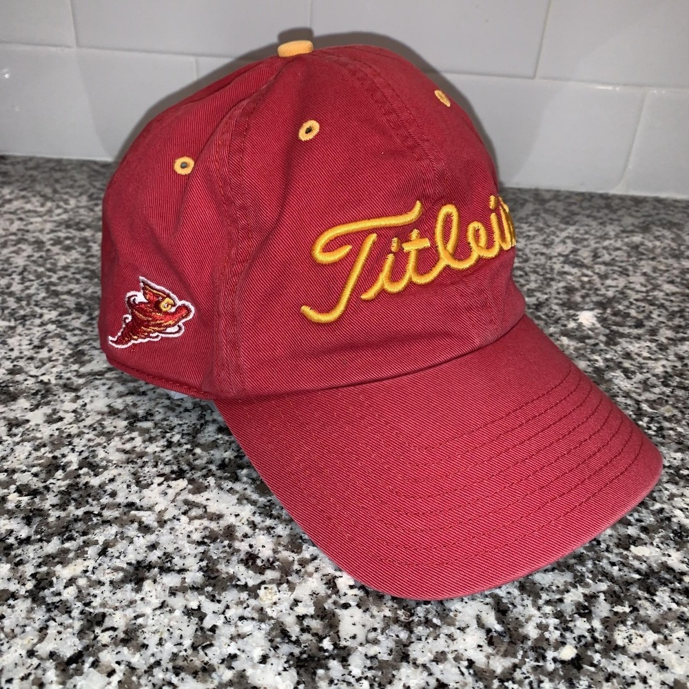 Iowa State Cyclones Hat Cap Strap Back One Size Red Twins Enterprise Titleist